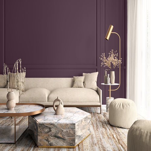 Deep shade of purple called Purple Basil is the Glidden color of the year.