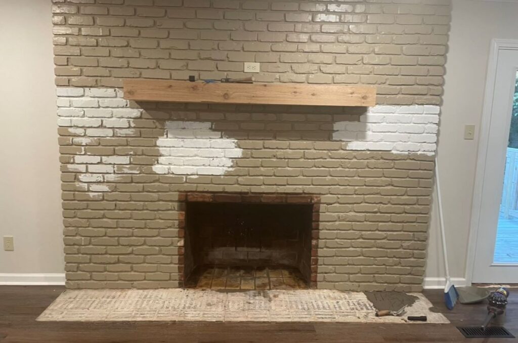 Fireplace DIY Progress